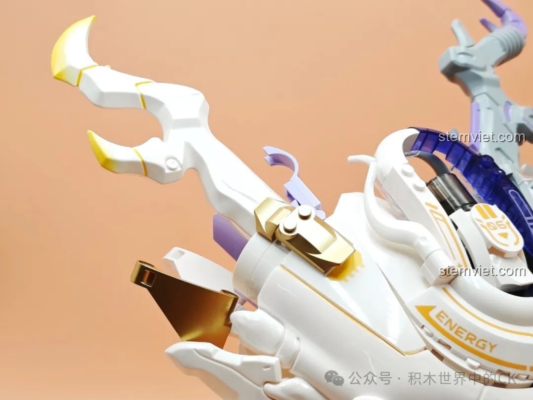 Cận cảnh phần chân và móng vuốt của Rồng Thời Không TC1814, thiết kế chắc chắn và có tính thẩm mỹ cao.