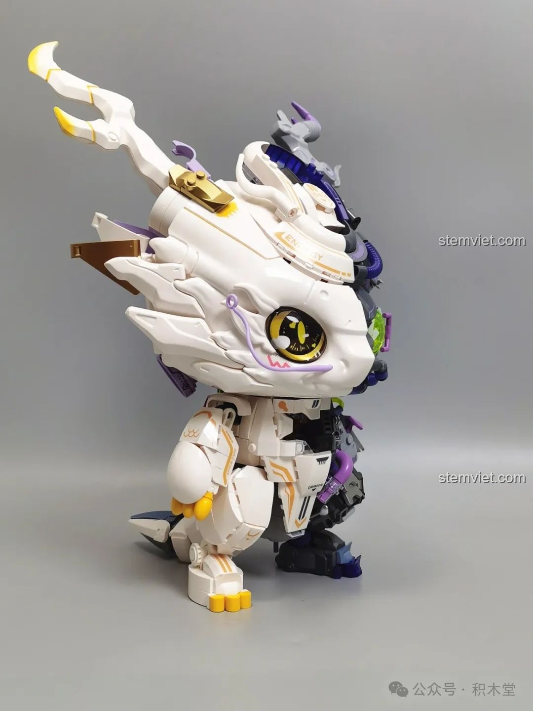 Chi tiết sừng rồng bên phía cơ khí của Rồng Thời Không TC1814, review thiết kế.