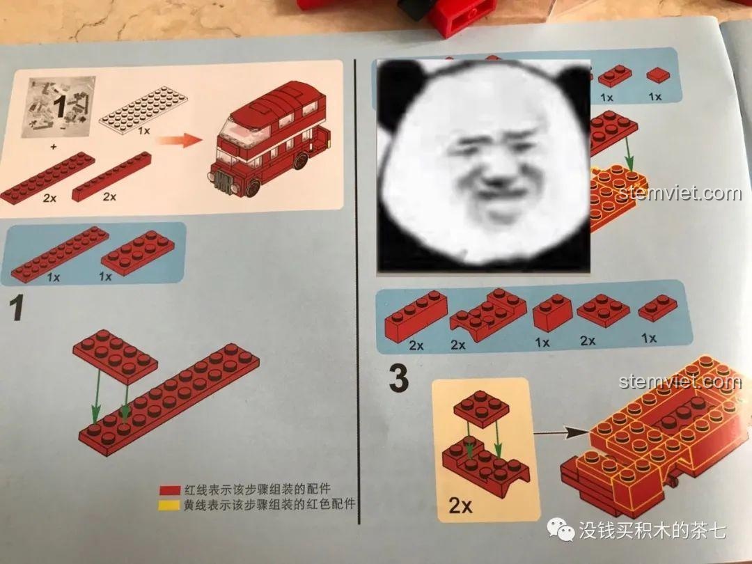 Hoàn thiện tầng một của xe buýt trong bộ Wekki 516000 Gấu Teddy Yêu London.