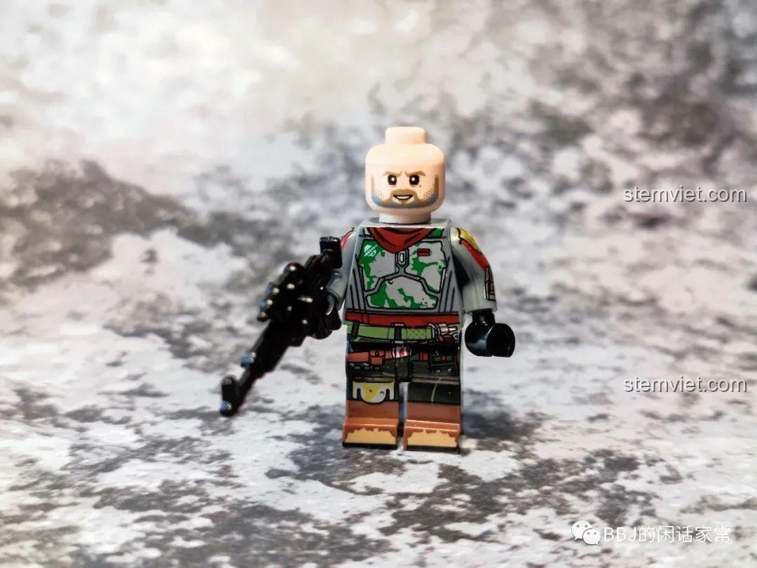 Minifigure Cobb Vanth WM6122 Star Wars The Mandalorian, không mũ, review chi tiết.