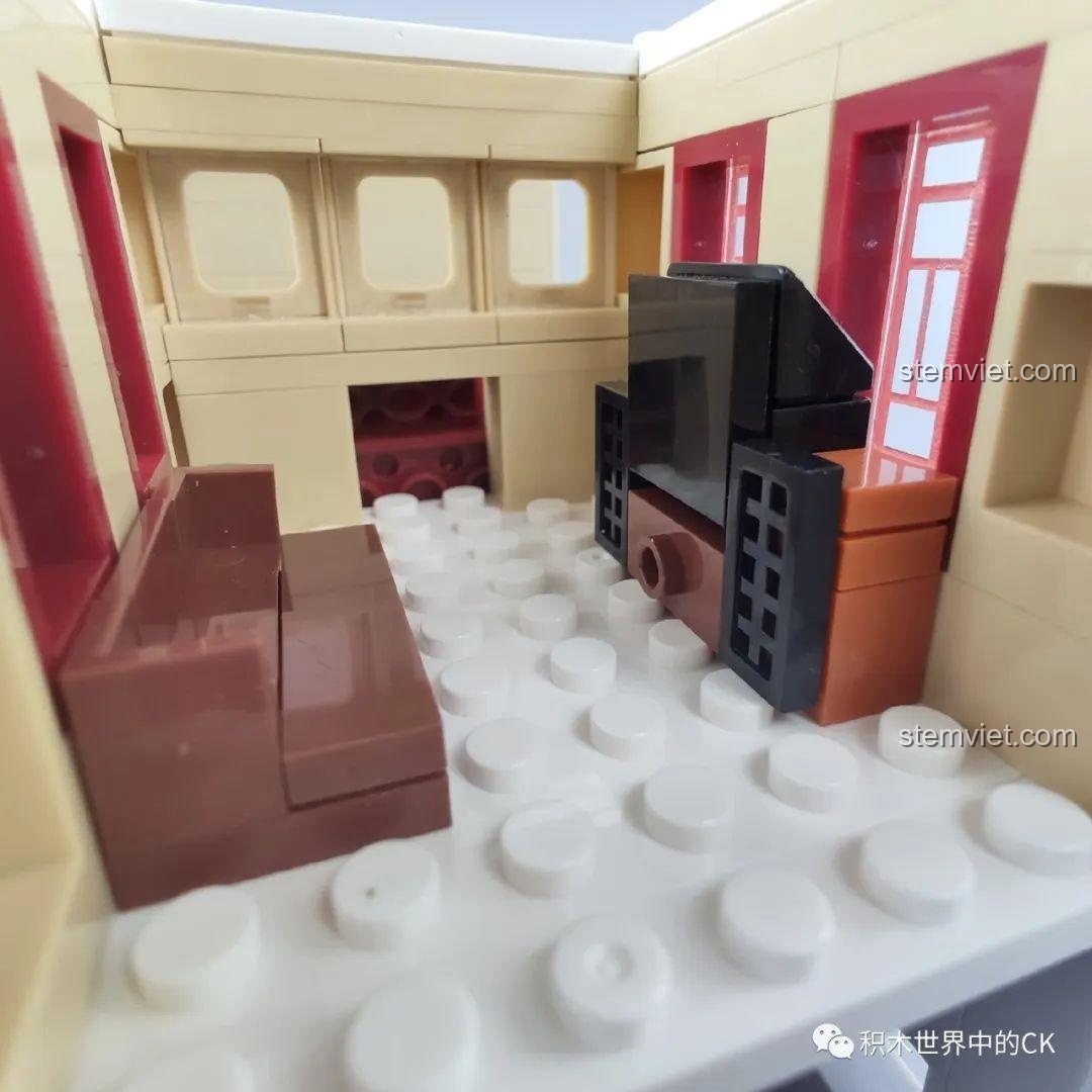 Trang hướng dẫn lắp ghép bộ WOMA C0339 Khu Phố Cổ Qilou, liệt kê các mảnh ghép và hướng dẫn xây dựng phần đế. Quy trình lắp ráp.