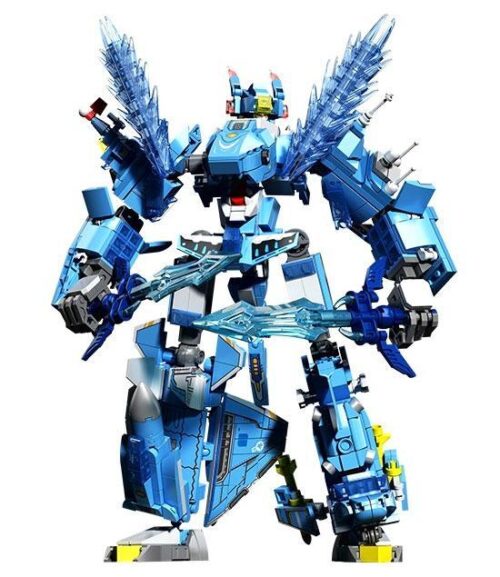 Bộ đồ chơi lắp ráp SEMBO 103360 Mecha Thép Người Săn Biển Giận Dữ Chu Du, mô hình robot khổng lồ cho bé trai 6 tuổi, giá tốt.