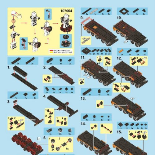 Xe Công Trình CN171 (The Wandering Earth) SEMBO 107004 sách hướng dẫn SEMBO 107004 Xe Công Trình Lưu Lạc Địa Cầu