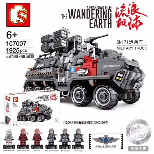 Sách Hướng Dẫn Lắp Ráp Xe Vận Chuyển Quân Sự CN171 The Wandering Earth SEMBO 107007 hướng dẫn lắp ghép SEMBO 007 Xe Vận Chuyển Quân Sự CN171 The Wandering Earth