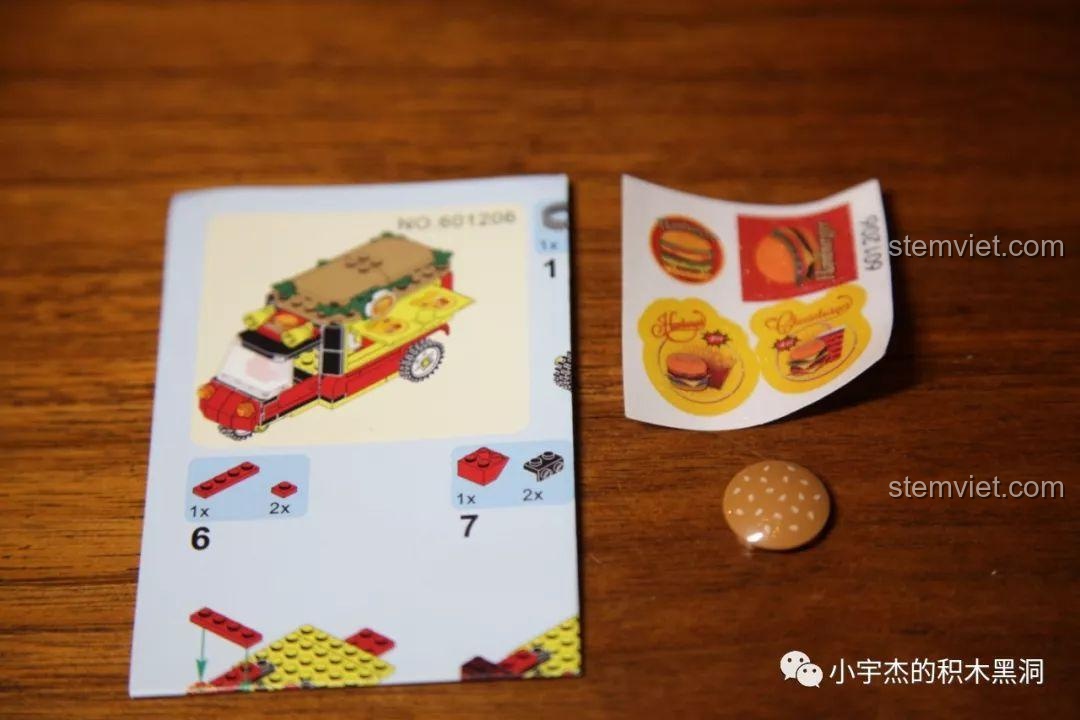 Xe ba gác bán hamburger 601206 với cửa sổ bán hàng có thể mở ra, một lựa chọn giá tốt.