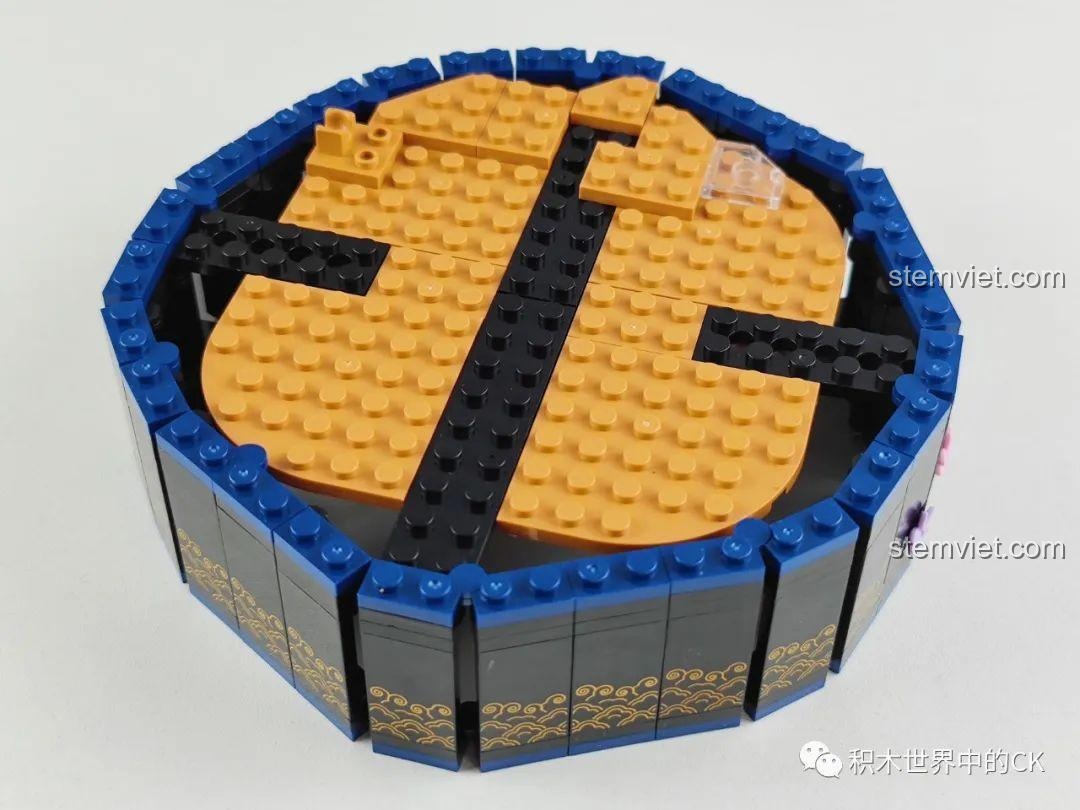 Mô hình đồ chơi lắp ráp SEMBO 601412 món nướng xiên que đã hoàn thành.