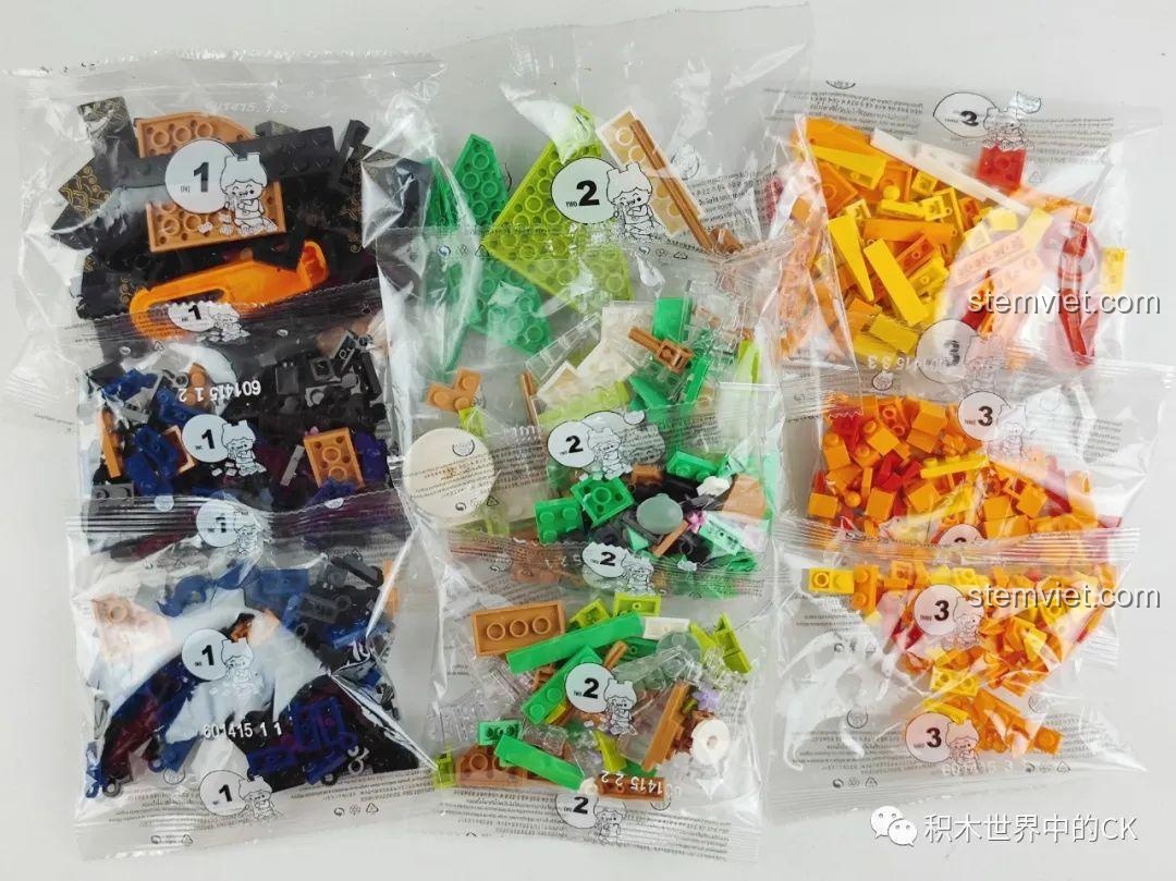 Hộp đồ chơi lắp ráp SEMBO 601412 món nướng xiên que.