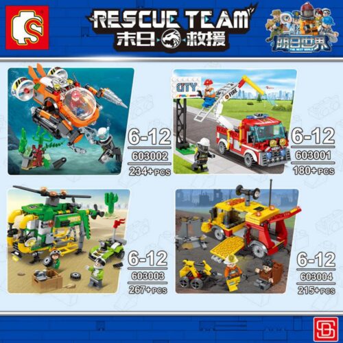 Sách Hướng Dẫn Lắp Ráp Tàu Cứu Hộ Biển Sâu SEMBO 603002 - Hướng dẫn lắp ráp SEMBO 2 Phương tiện cứu hộ dưới biển