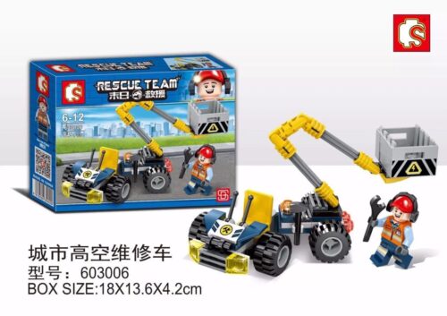 bộ lắp ráp Xe Sửa Chữa Trên Cao SEMBO 603006 cho bé trai 6 tuổi, giá rẻ, chất lượng tốt