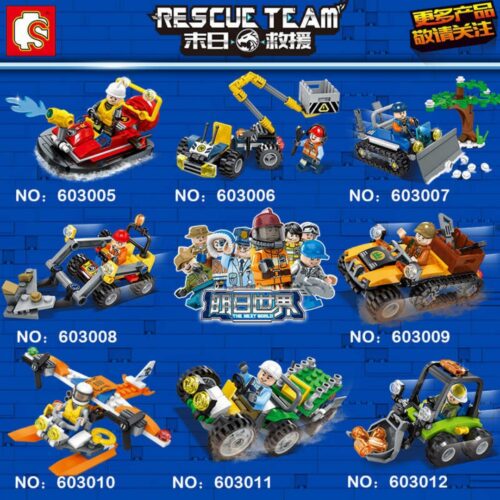 Xe Xúc Cứu Hộ Núi Lửa Sembo 603012 - sách Sembo 3012 Xe Xúc Cứu Hộ Núi Lửa