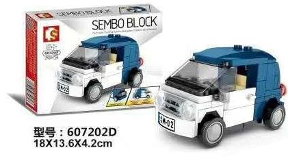 SEMBO 607202D Xe đua mini bộ lắp ghép Tốc độ Bứt phá cho bé trai 6 tuổi