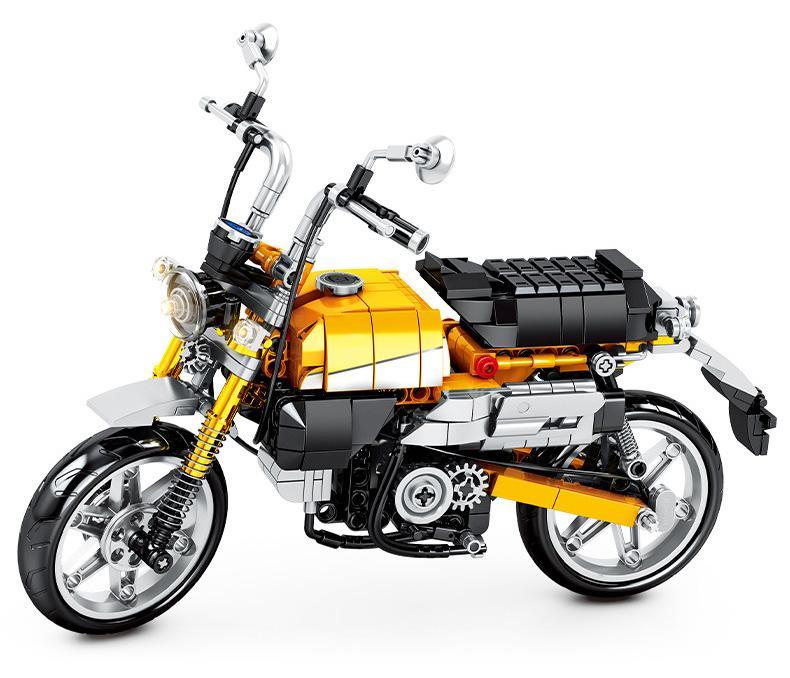 bộ lắp ráp Xe Máy Honda Monkey Sembo 701605, một món đồ chơi mô hình hấp dẫn cho con trai 6 tuổi.