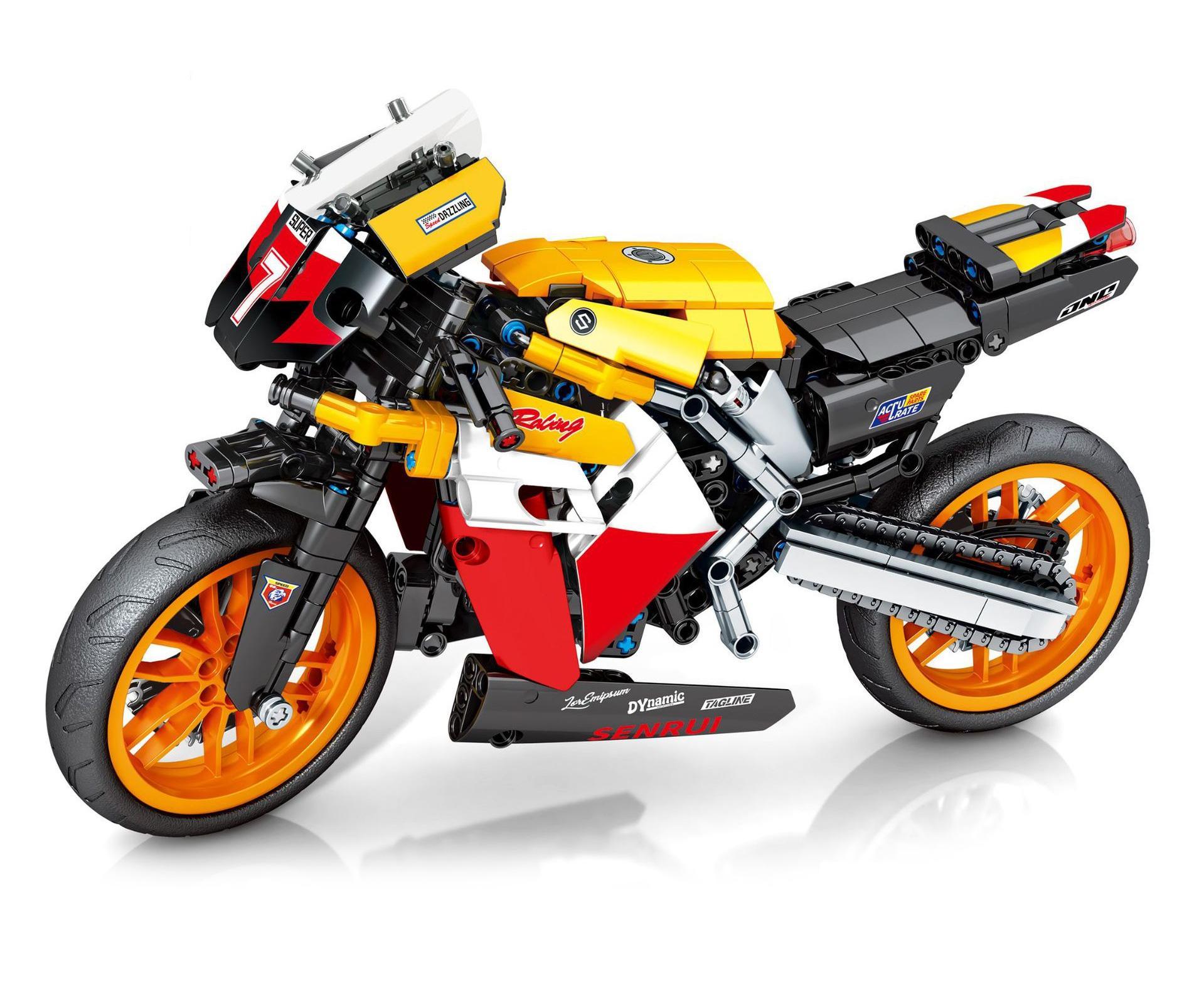 Mô hình mô tô Technic SEMBO 701718 cam cực ngầu, đồ chơi lắp ráp 701 chi tiết cho bé trai 6 tuổi, giá tốt.