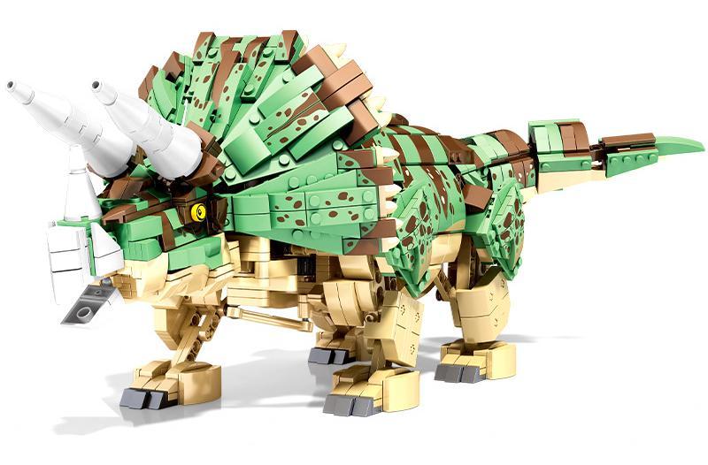 Bộ lắp ghép Sembo 730970 Khủng Long Ba Sừng điều khiển từ xa, đồ chơi mô hình khủng long Triceratops cho bé trai 6 tuổi, chất lượng cao, giá tốt.