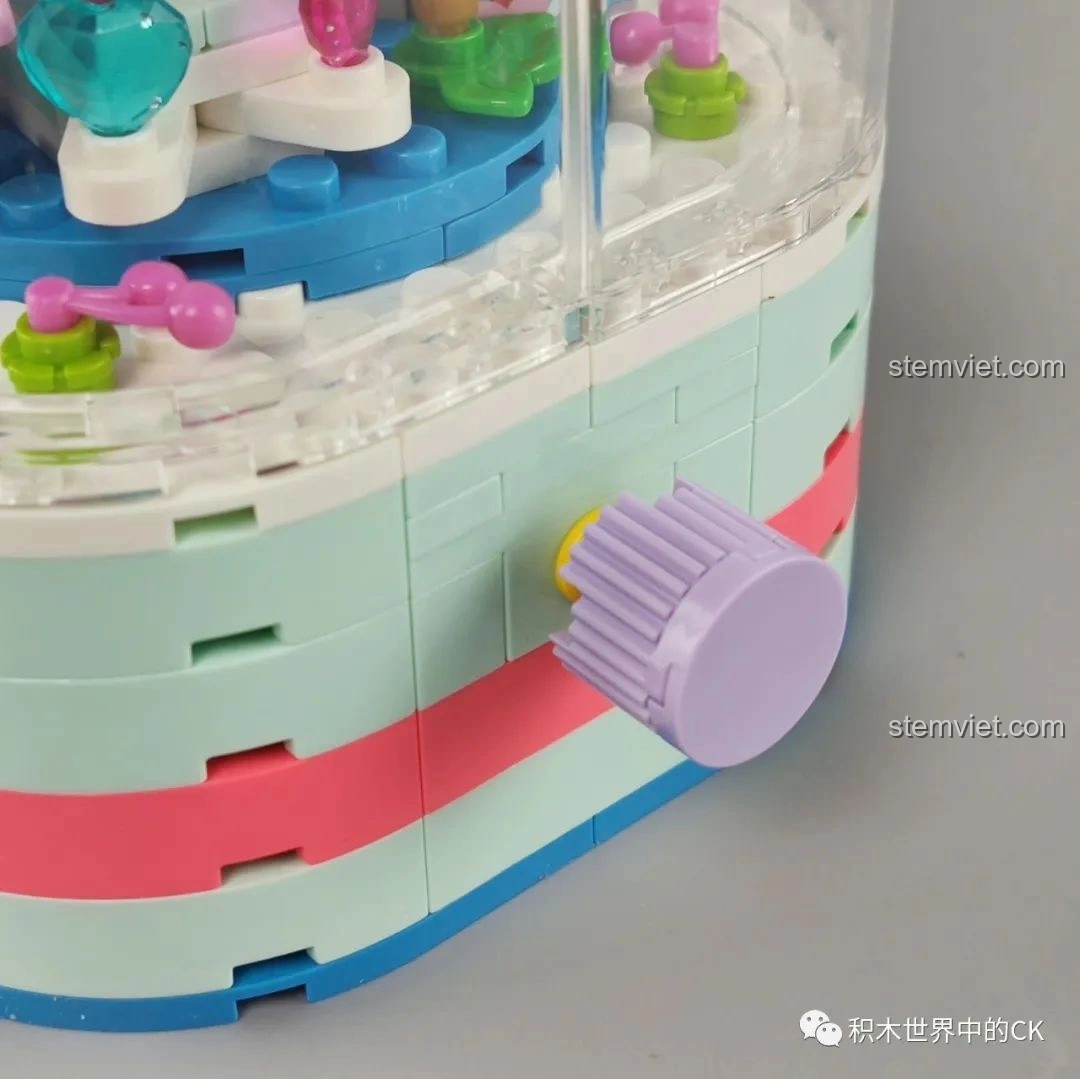 Núm xoay điều khiển cơ chế xoay của mô hình đồ chơi lắp ráp SEMBO Block 601133.