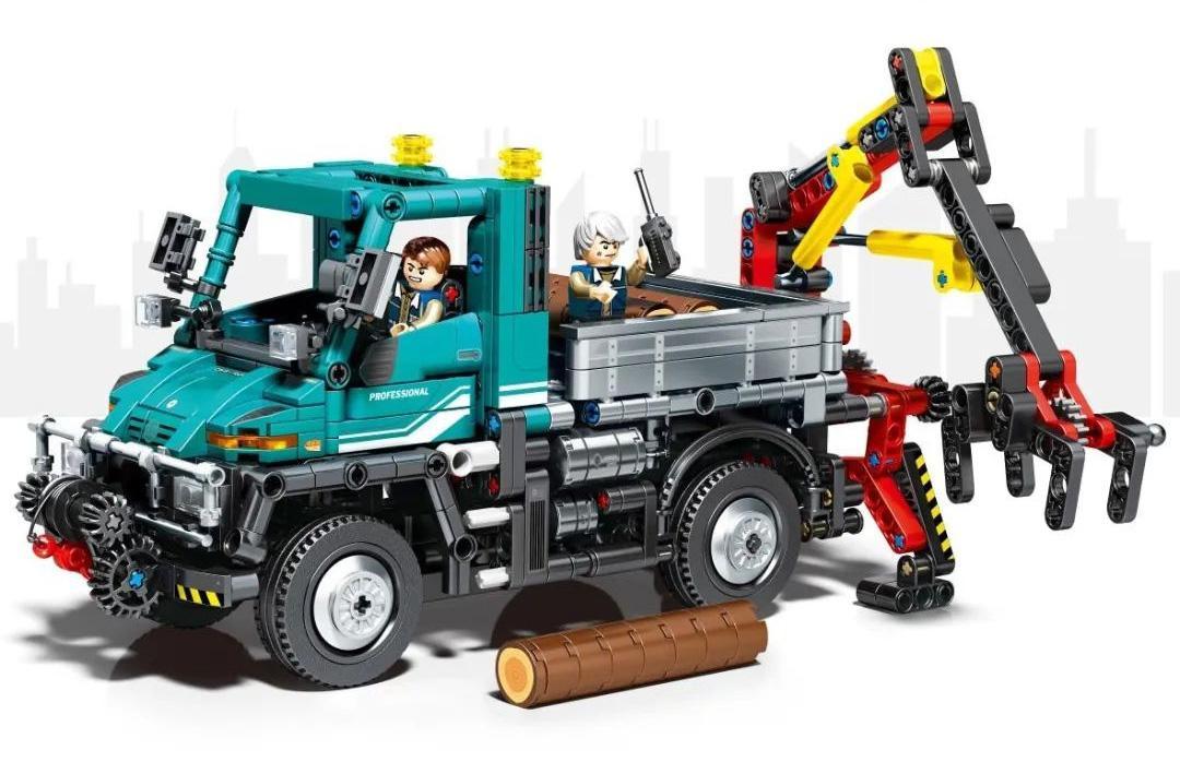 Bộ đồ chơi Xe tải Unimog U400 SEMBO Block 720900 chất lượng cao, mô hình xe tải công trình Unimog U400 cho bé trai 6 tuổi, giá tốt