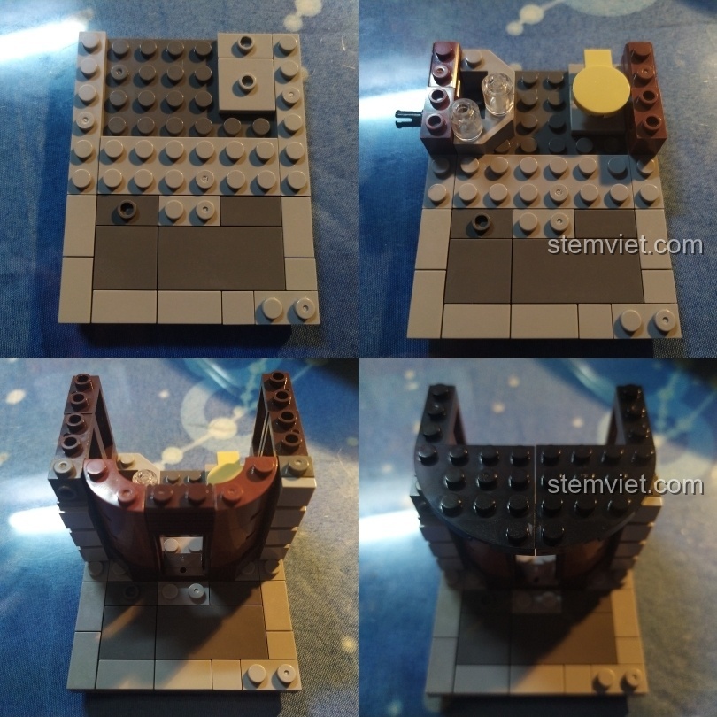 Hoàn thiện mô hình Tiệm Cà Phê Starbucks mini 6013, một món đồ chơi xây dựng sáng tạo cho bé.