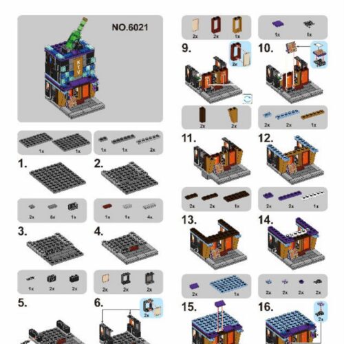 Cửa Hàng Karaoke Phố Ngày Lễ Sembo SD6021 hướng dẫn lắp ráp Sembo SD 6021 Quán hát Karaoke