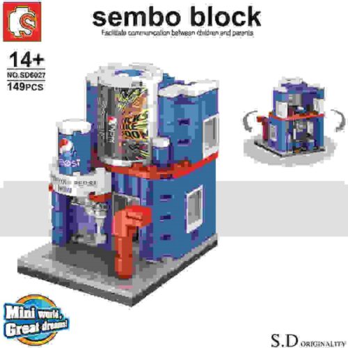 Cửa Hàng Nước Ngọt Vui Vẻ Sembo SD6027 hướng dẫn lắp ráp Sembo SD 6027 Cửa Hàng Nước Ngọt Vui Vẻ