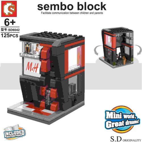 Sách Hướng Dẫn Lắp Ráp Sembo SD6042 Cửa Hàng Thời Trang M&H - Hướng dẫn lắp ghép Sembo SD 6042 Mô hình cửa hàng quần áo PDF gốc chất lượng cao