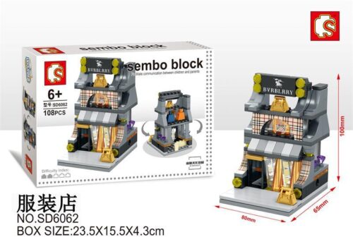 bộ lắp ghép Cửa hàng quần áo mini SEMBO SD6062 cho bé gái 6 tuổi, giá rẻ