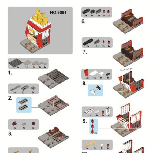 Cửa Hàng Khoai Tây Chiên Mini Sembo SD6064 sách hướng dẫn Sembo SD6064 Cửa hàng khoai tây chiên