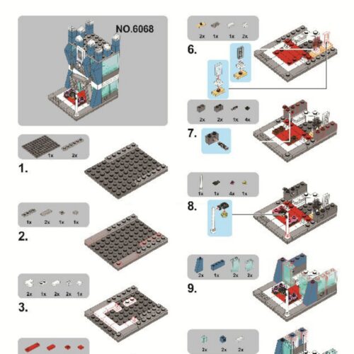 Cửa hàng điện thoại Samsung Mini Sembo SD6068 hướng dẫn lắp ghép Sembo SD 6068 Cửa hàng điện tử