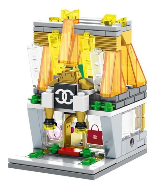 bộ lắp ghép Cửa hàng nước hoa Sembo SD6071, đồ chơi xếp hình giá rẻ cho bé gái 6 tuổi.