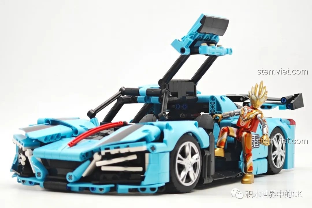 Mô hình JIESTAR 58108 Hồng Kỳ S9 hoàn chỉnh, một món đồ chơi lắp ráp lý tưởng cho bé trai từ 6 tuổi.