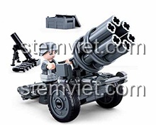 Bộ lắp ghép Xe Tăng Quân Sự Sluban M38-B0631, đồ chơi lắp ráp quân sự 2in1, chất lượng cao, giá tốt.