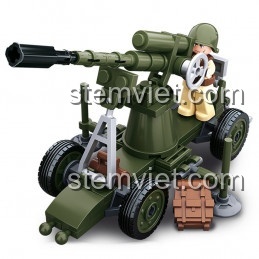 Bộ lắp ghép Xe Tăng Quân Sự Sluban M38-B0631, đồ chơi lắp ráp quân sự cho con trai 6 tuổi, chất lượng cao, giá tốt.