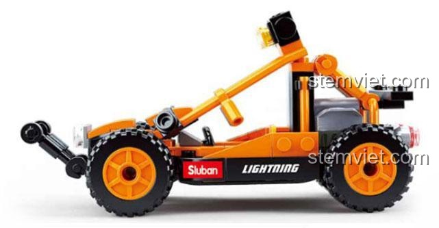 đồ chơi mô hình Sluban M38B0676 Xe Baja, mô hình xe cát cho bé trai 6 tuổi, giá tiết kiệm