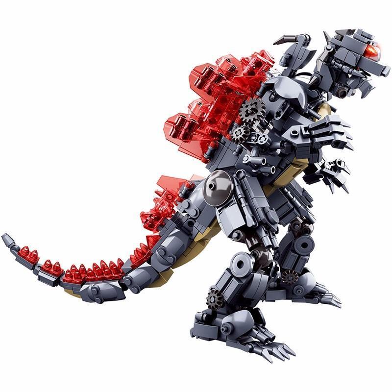 Bộ đồ chơi Godzilla Sluban M38-B0783, mô hình lắp ráp Vua Quái vật Godzilla màu đen xám đỏ, đồ chơi cho con trai 6 tuổi, giá tốt