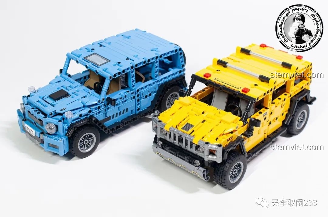 Hai mô hình xe Forange FC9119 và FC9120 đặt cạnh nhau, so sánh kích thước và thiết kế.