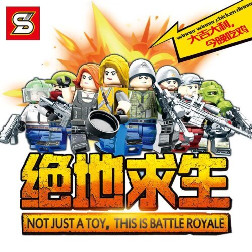 Bộ đồ chơi Minifigures PUBG SY697-2 chất lượng cao, tái hiện nhân vật game sinh tồn, phù hợp bé trai 6 tuổi, giá tốt.