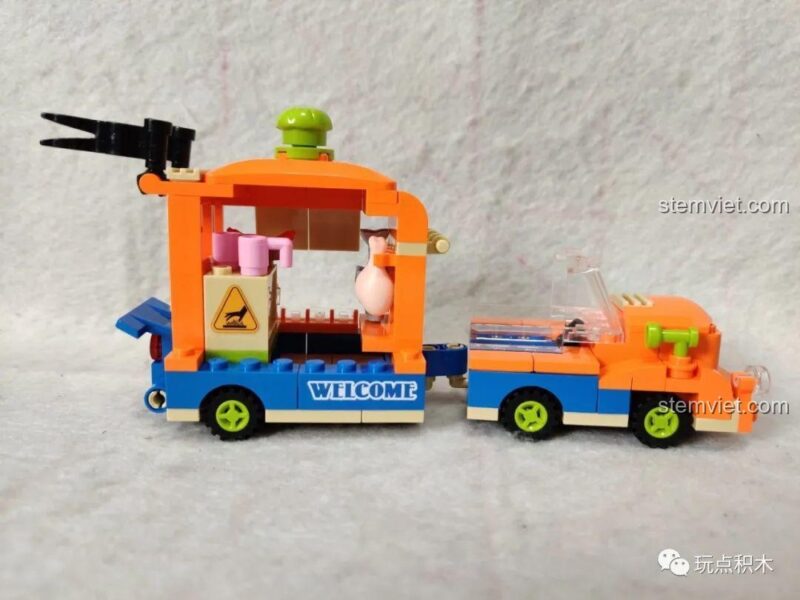 Góc nhìn khác của xe bán takoyaki Goofy SY6578D.