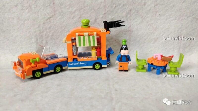 Toàn bộ sản phẩm bộ lắp ráp SY SY6578D Xe tải bán Takoyaki của Goofy.