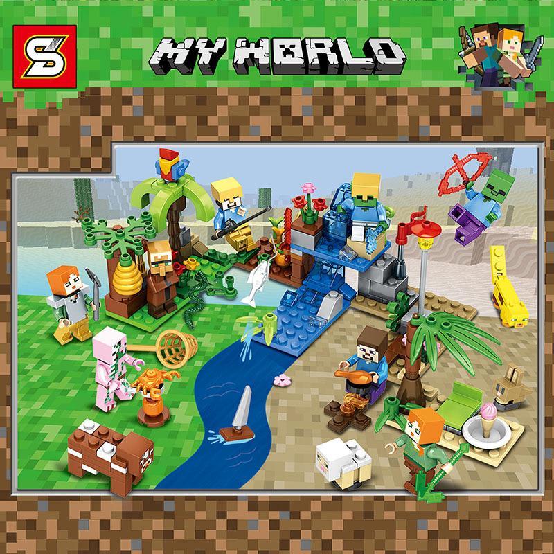 Bộ lắp ghép Thế giới Minecraft SY693-6, đồ chơi mô hình Phong cảnh Minecraft SY, bộ xếp hình SY, đồ chơi xây dựng SY, cho bé 6 tuổi, giá tốt
