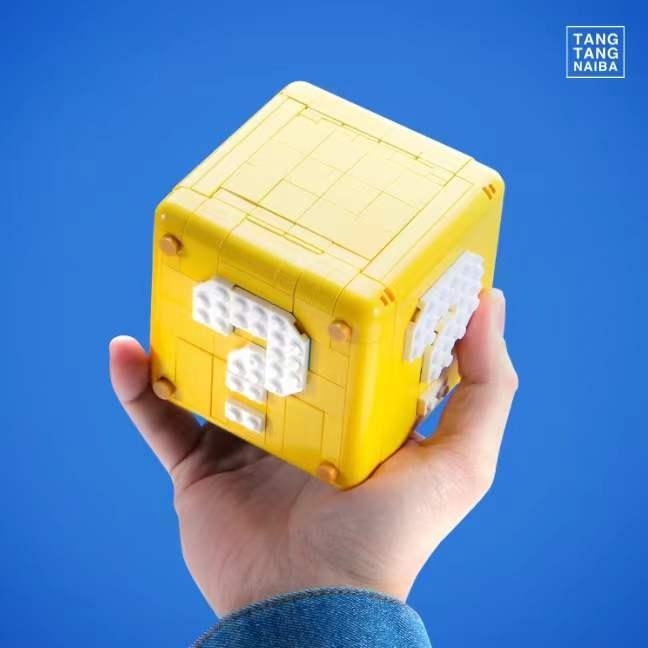 Mô hình bộ lắp ghép Khối Hỏi Chấm Mini Super Mario TANG TANG NAIBA TTNB-680, một món đồ chơi mô hình độc đáo cho thanh niên 14 tuổi yêu thích game.