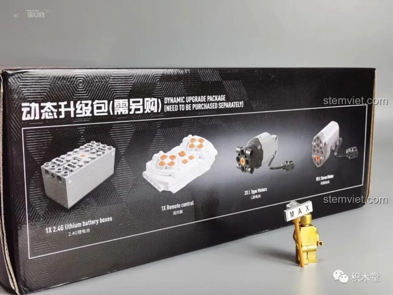 Trang hướng dẫn lắp ráp các bộ phận động cơ cho phiên bản điều khiển từ xa của Tegao T5011.