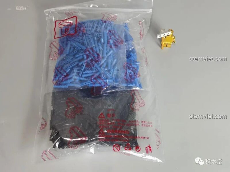 Gói nâng cấp động cơ cho bộ xếp hình Tegao T5011, cần mua riêng để điều khiển từ xa.