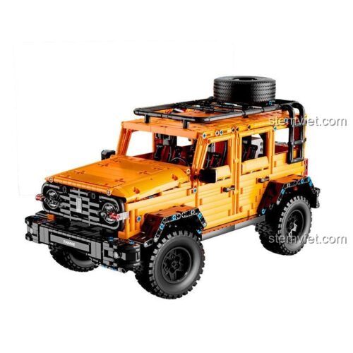 Mô hình Xe SUV Tank 300 TGL T5015A sau khi lắp ráp xong, màu cam nổi bật, chi tiết tinh xảo, là một bộ xếp hình TGL chất lượng cao.