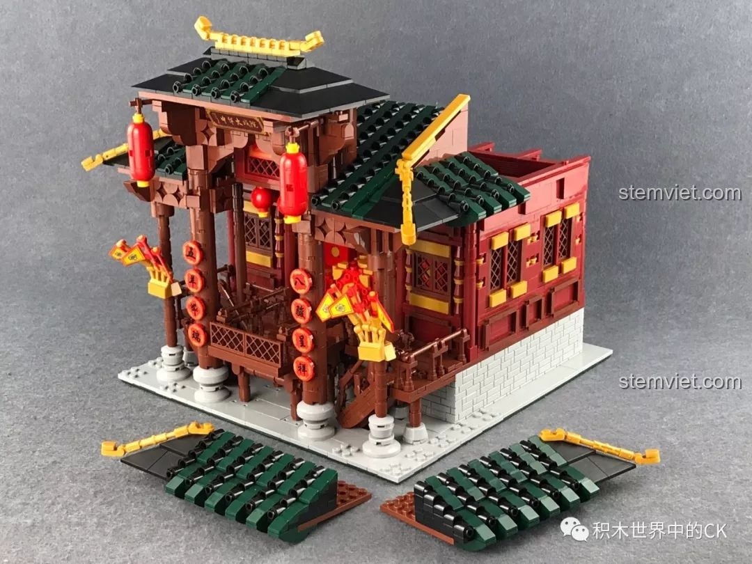 Thiết kế mái che có thể tháo rời của bộ lắp ghép Sân khấu kịch Trung Hoa XB01020.