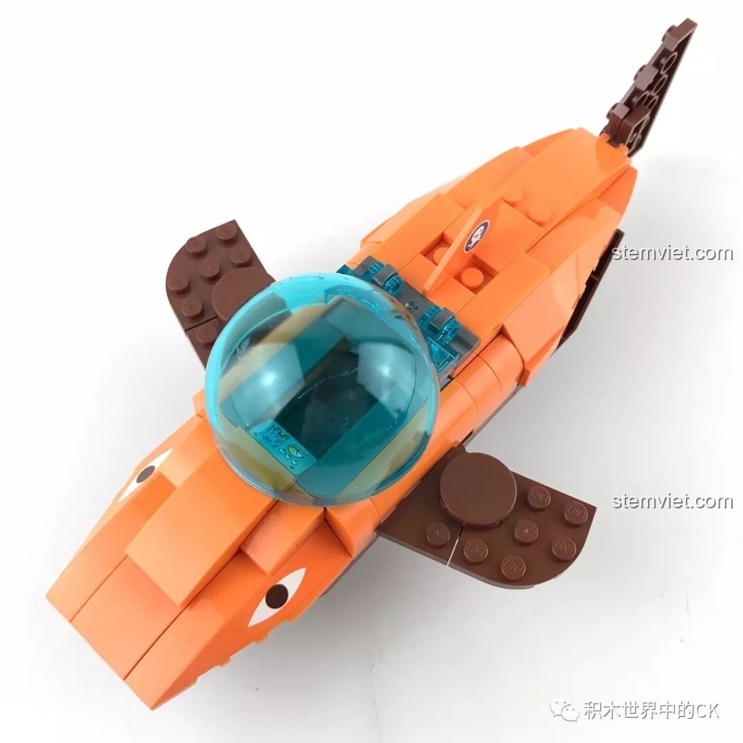 Mô hình Tàu Cá Mập Hổ QMAN 3701 với phần vây cá có thể cử động, một món đồ chơi mô hình 3702 giá hời.