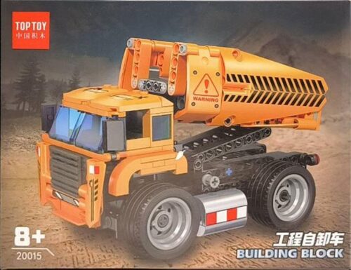 Bộ đồ chơi lắp ráp TOP TOY 20015 Xe Tải Ben Công Trình, đồ chơi mô hình chất lượng cao cho bé trai 6 tuổi, giá tốt.