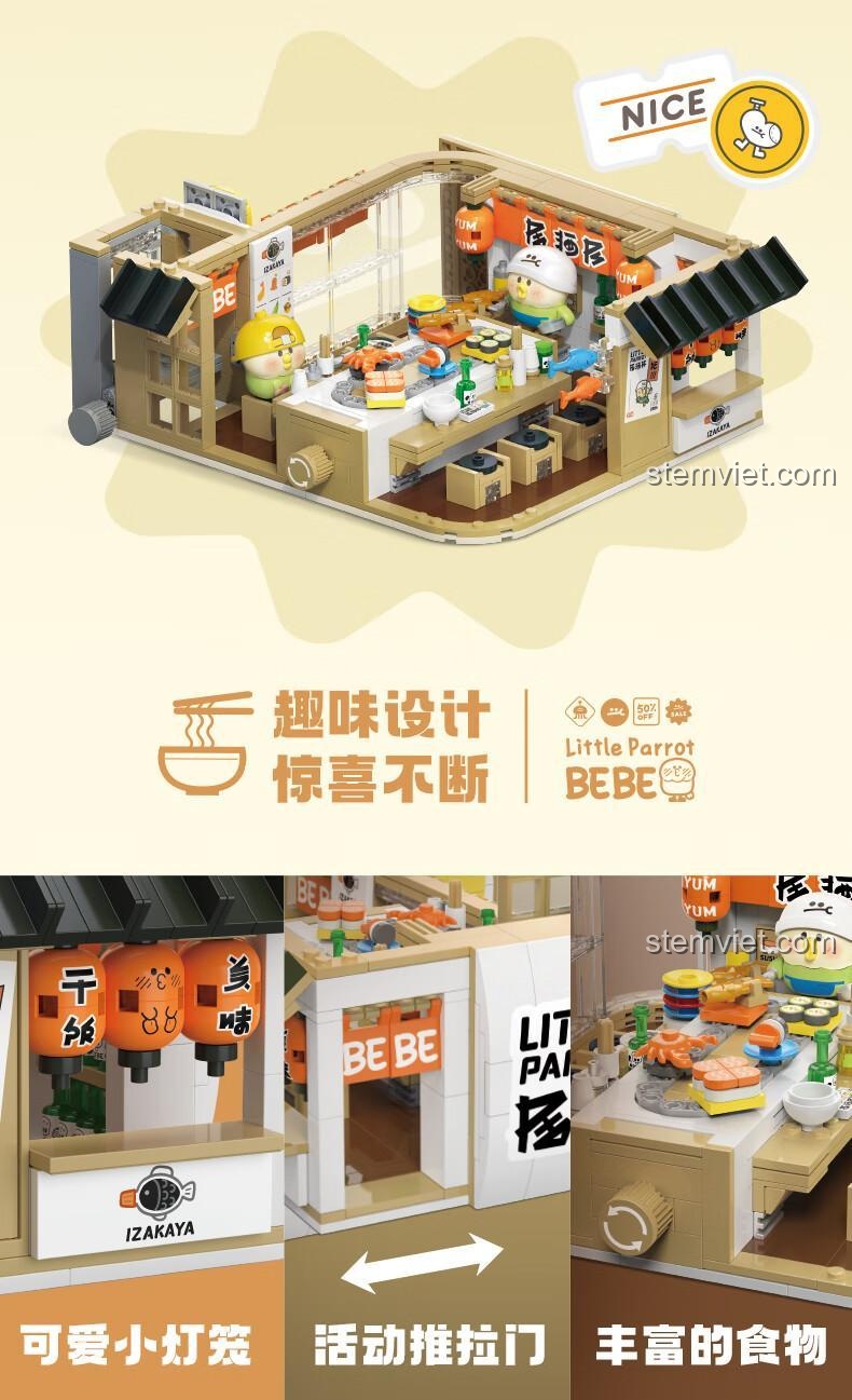 Các chi tiết phong phú của Cửa hàng tiện lợi, không phải sản phẩm TC2007