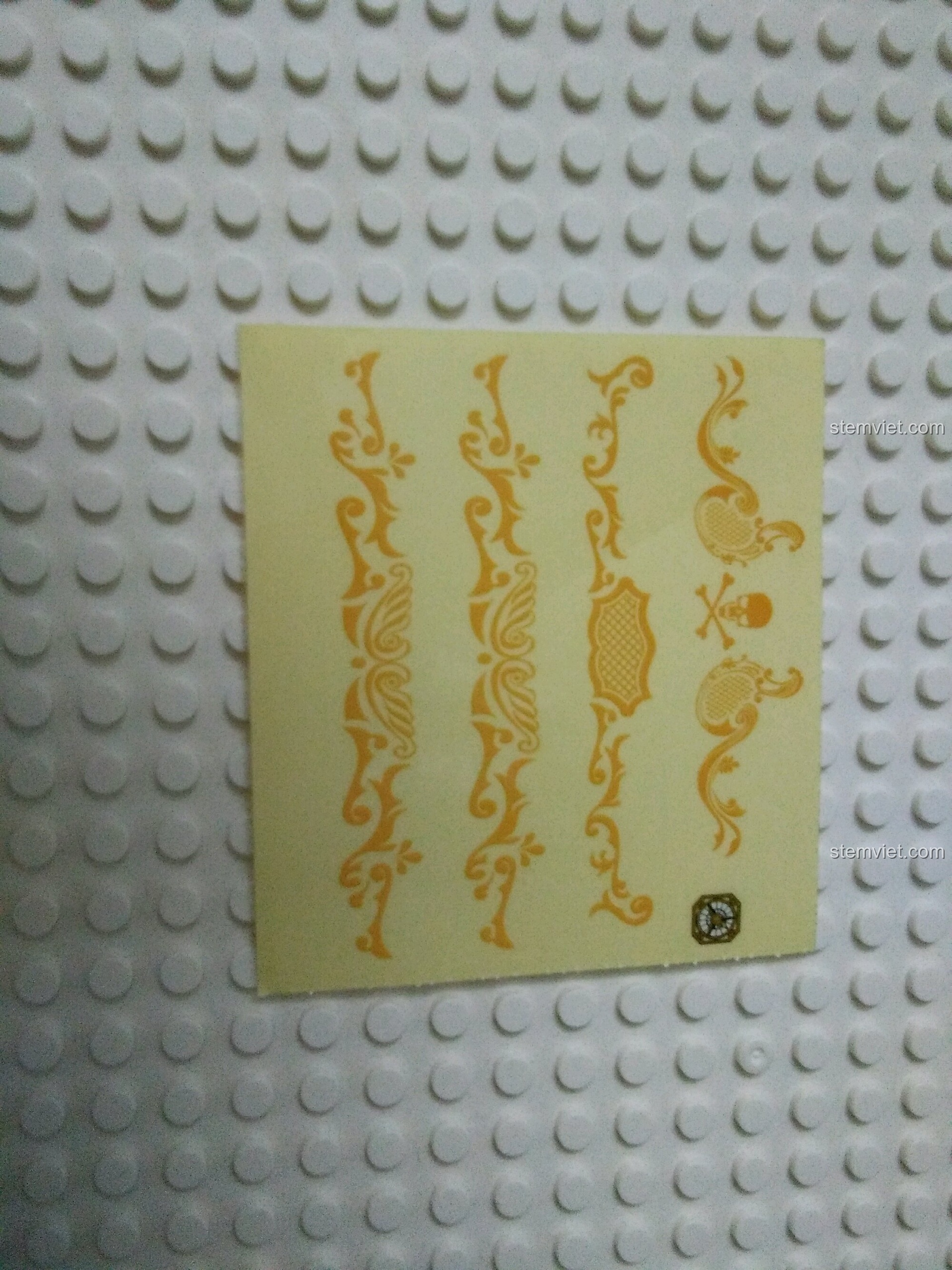 Cận cảnh một túi mảnh ghép được đánh số 6 trong bộ GUDI 9115, cho thấy sự phân loại chi tiết.