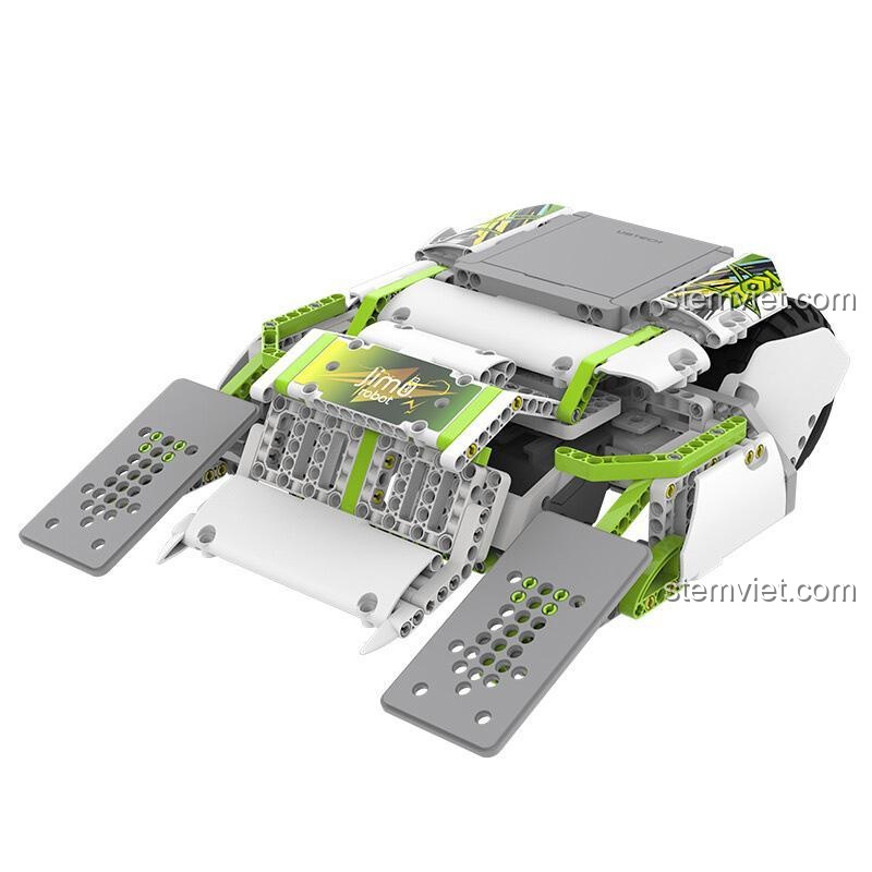 Mô hình Robot King of Bots UBTECH-KOB nhìn từ phía trước, bộ lắp ghép Robot King of Bots, đồ chơi thông minh cho bé trai