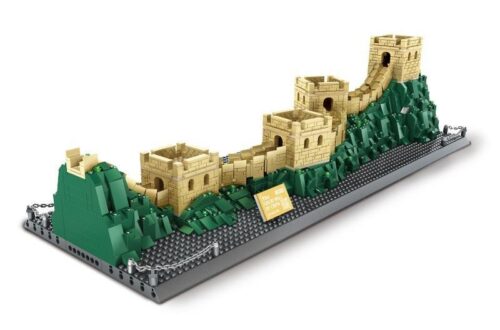 Mô hình lắp ráp WANGE 6216 Vạn Lý Trường Thành, một bộ đồ chơi mô hình kiến trúc chi tiết dành cho bé trai và bé gái 6 tuổi.