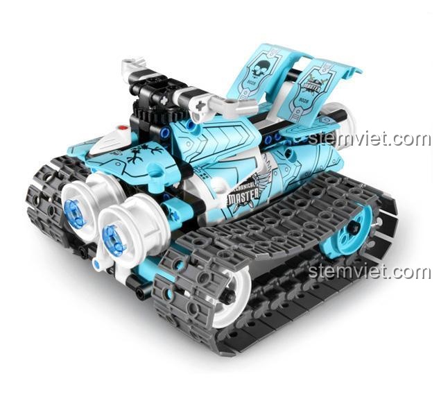 Robot Điều Khiển Từ Xa Wanzhi 8028, đồ chơi thông minh, phát triển tư duy, mô hình xe địa hình bánh xích.